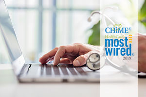 Chime Most Wired 2018 award