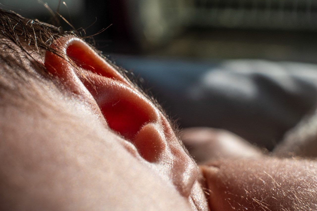 Close up of an ear