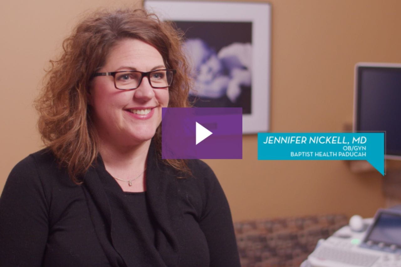 Screenshot of Jennifer Nickell MD OBGYN Paducah Finding the Right OBGYN