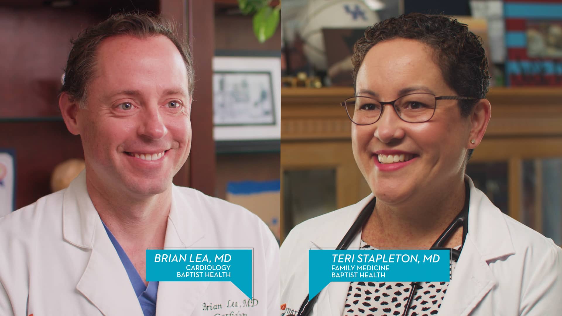 Lea Stapelton and Brian Lea