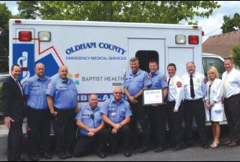 Baptist Health La Grange cardiac stroke ambulance team