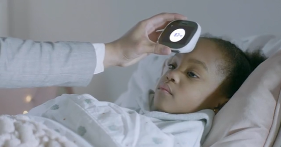 tyto device on sick kid